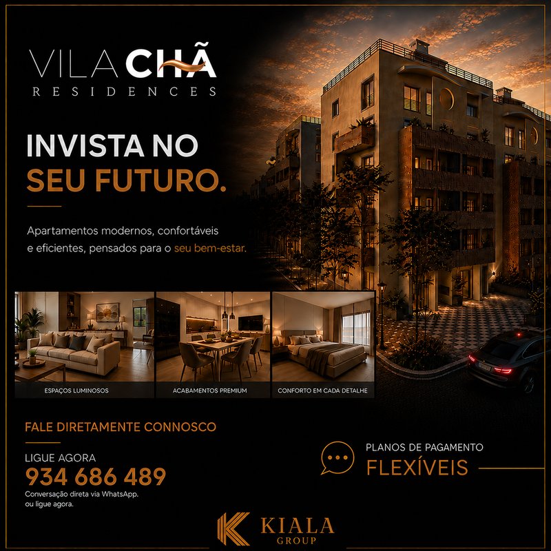 Vila Chã Residences by Kiala — cartaz da campanha VilaChã Residences